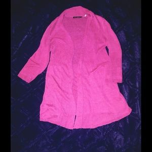 Orchid colored cardigan